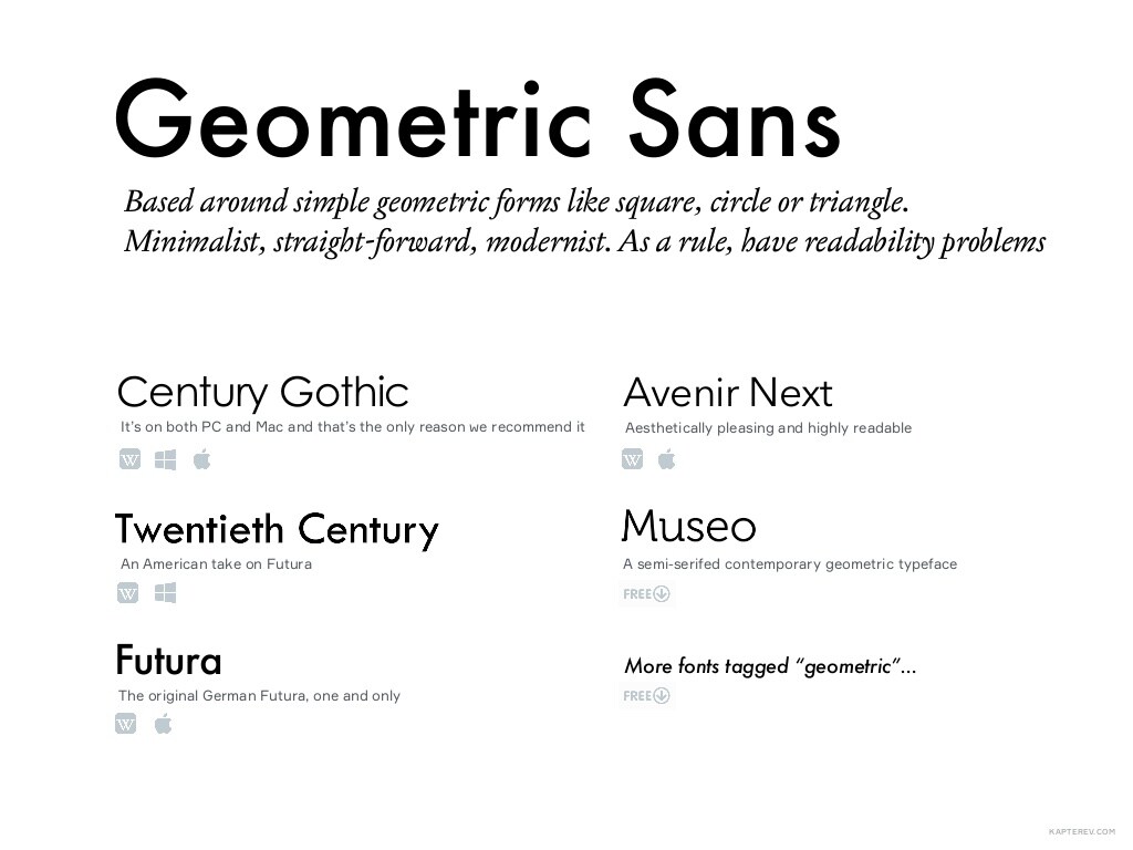 century gothic free font for mac